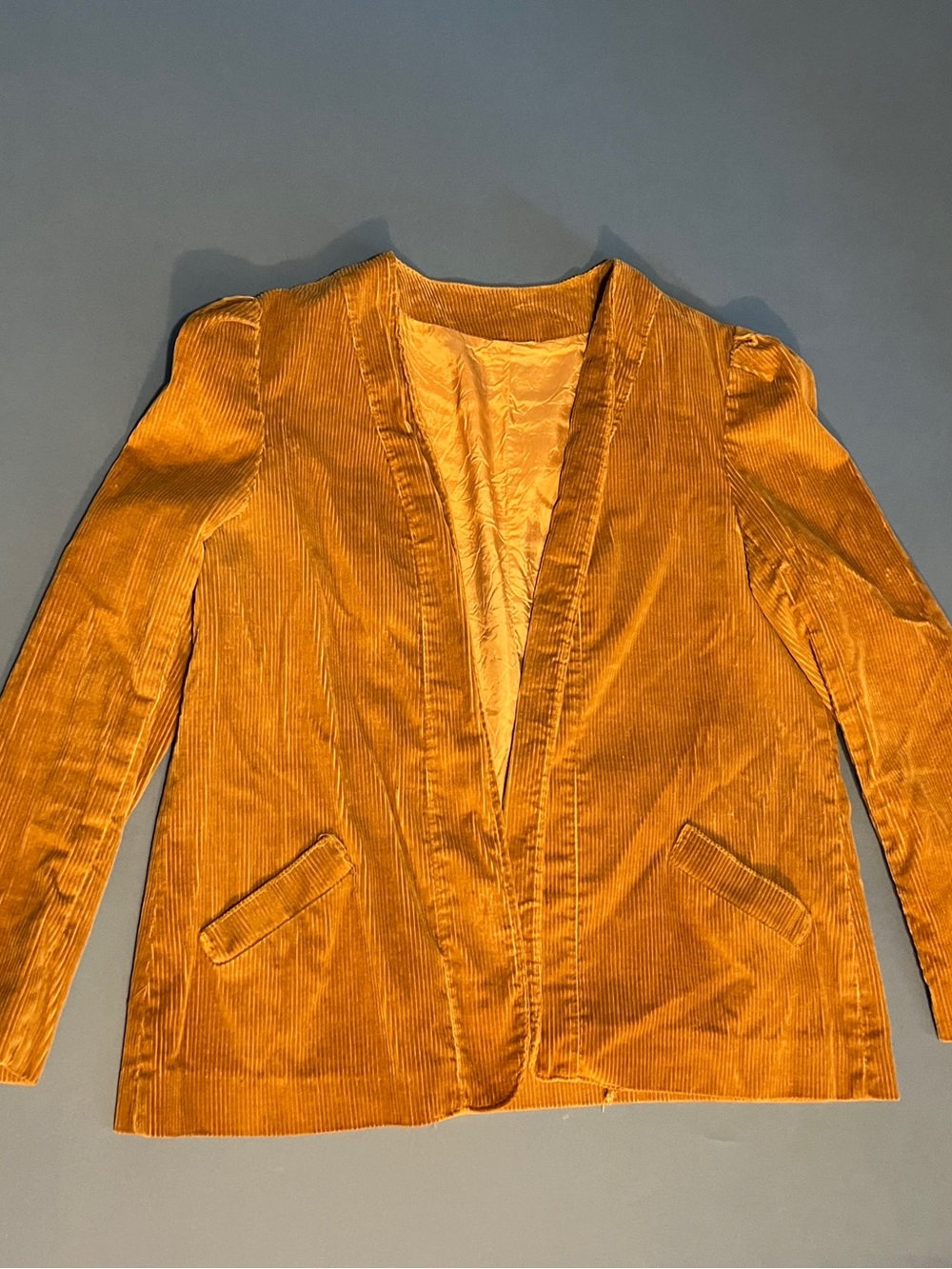 Vintage Women's Camel Corduroy Blazer Jacket